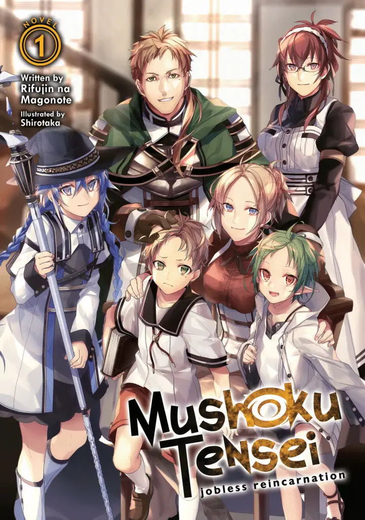 Meilleurs light novel fantasy : 
Mushoku tensei : jobless reincarnation