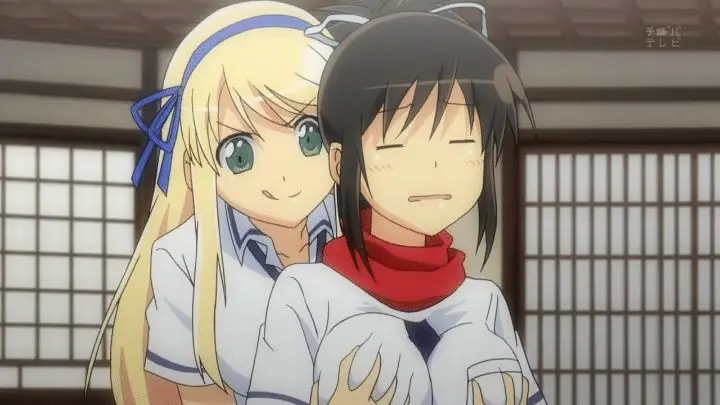 Meilleur anime Yuri : Senran Kagura : Ninja Flash