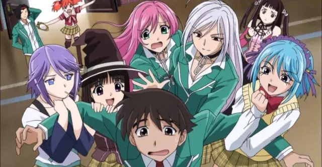Anime Rosario Vampire : vampire romance
