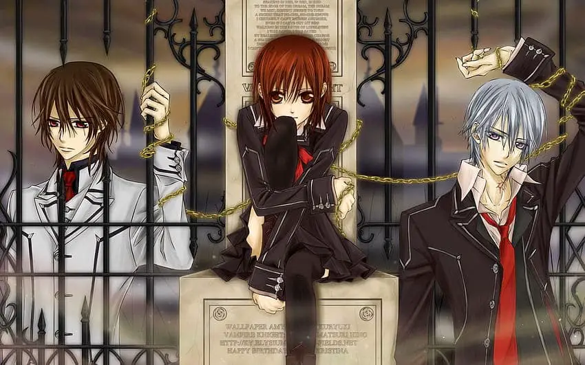 Vampire knight : vampire romance anime