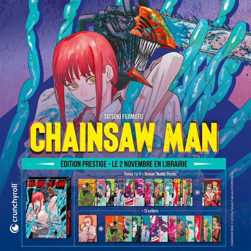 Chainsaw man coffret collector partie 1 crunchyroll