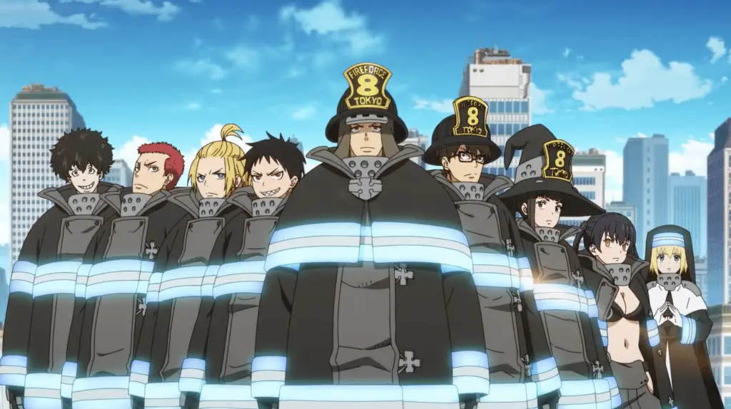 Meilleurs anime Crunchryroll - Fire Force