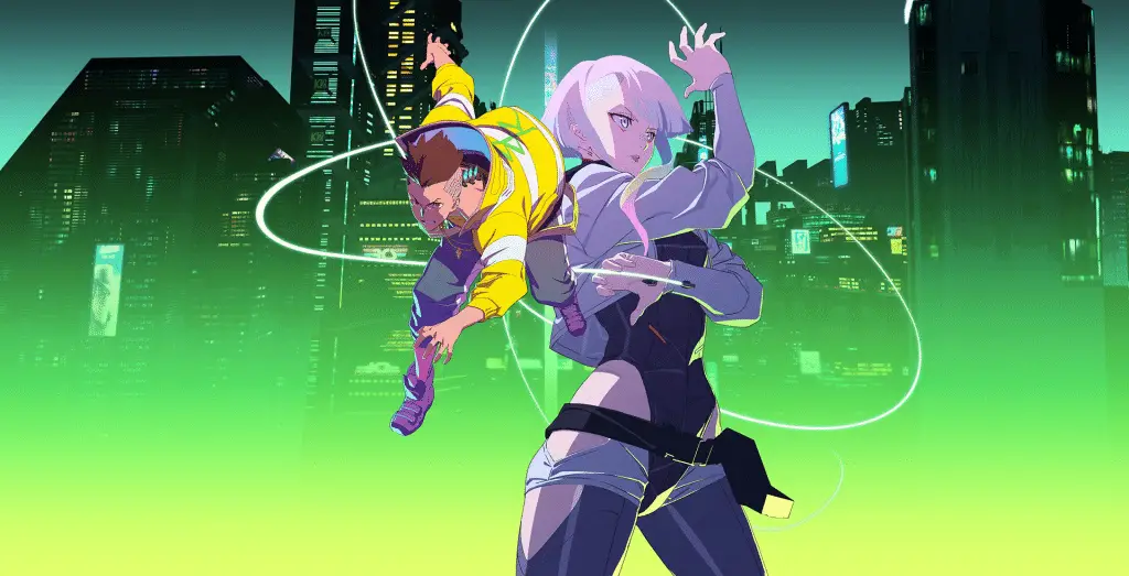 Meilleur anime Netflix - Cyberpunk : Edgerunners