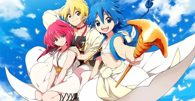 Meilleur anime Netflix - Magi : The Labyrinth of Magic