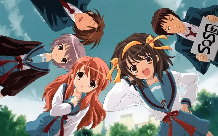 Meilleurs Anime - The Melancholy of Haruhi Suzumiya