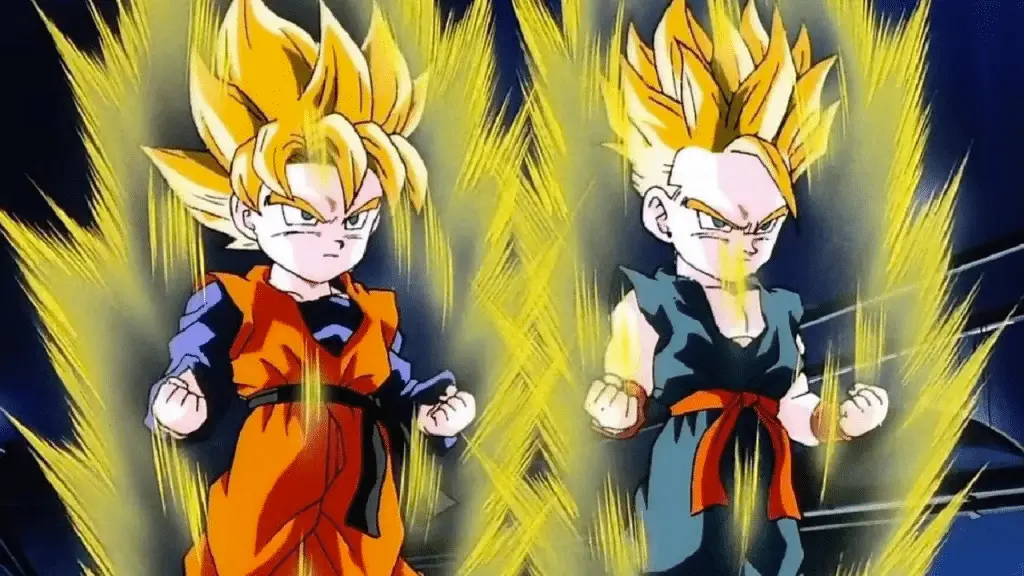 Goten et Trunks dans Dragon Ball Z