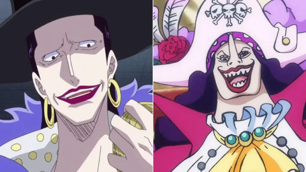 Lafitte et Catarina Devon dans One Piece