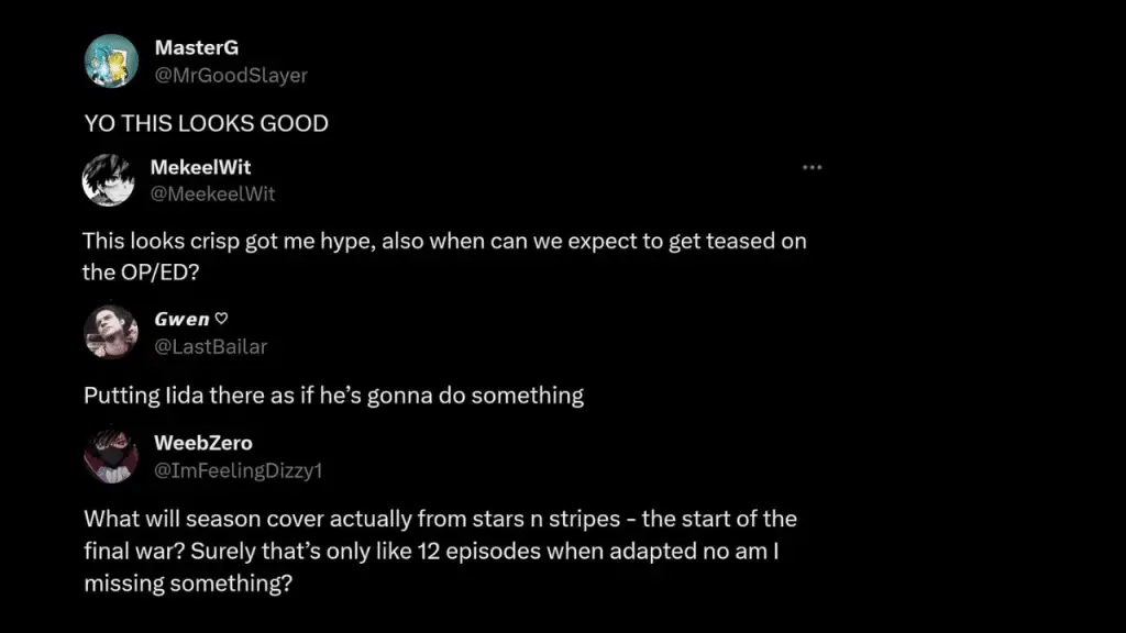 Réaction des fans de My Hero Academia Saison 7
