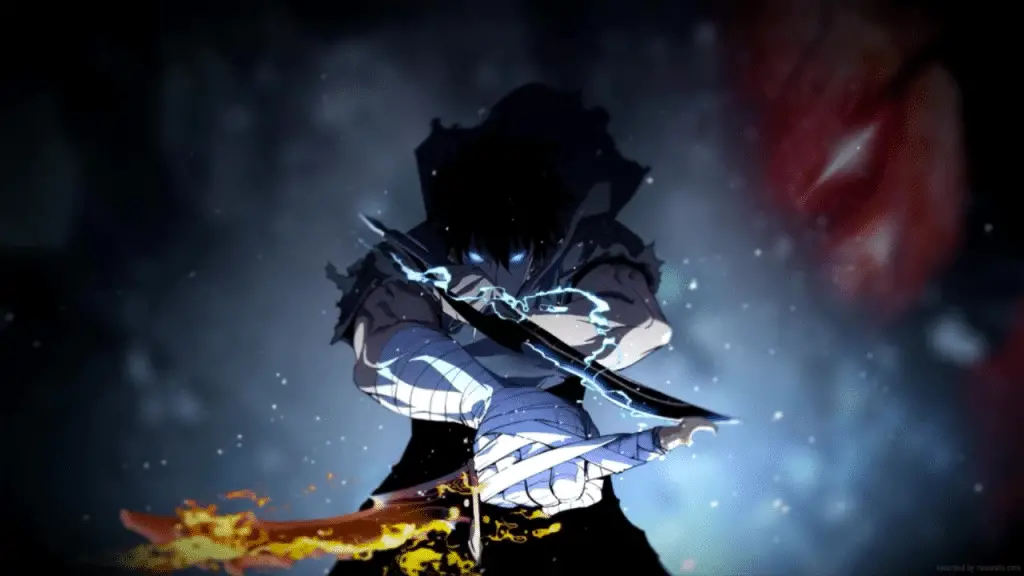 Solo Leveling : Sung Jinwoo avec Knight Killer