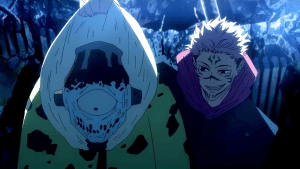 Sukuna et Jogo dans Jujutsu Kaisen