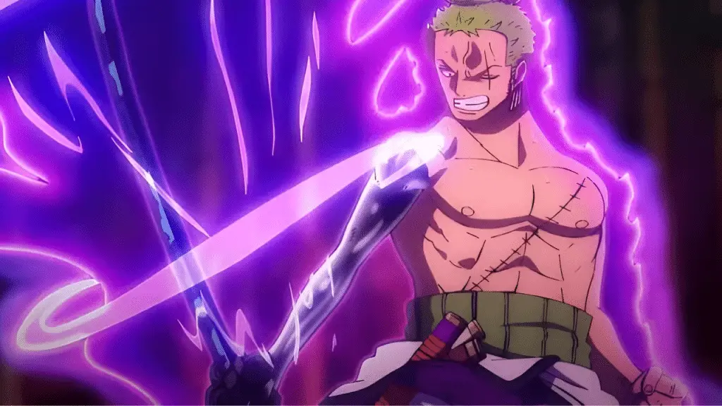 Enma qui absorbe le Haki de Zoro