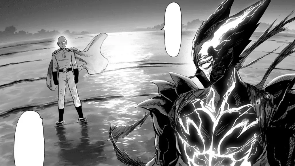 Garou et Saitama dans le manga One Punch Man