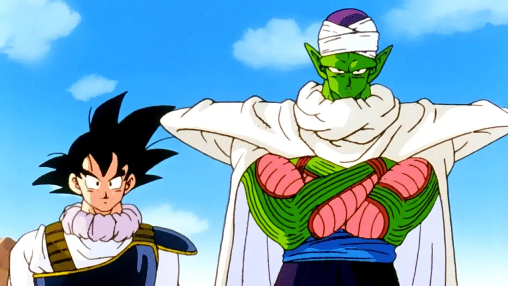 Goku et Piccolo dans Dragon Ball