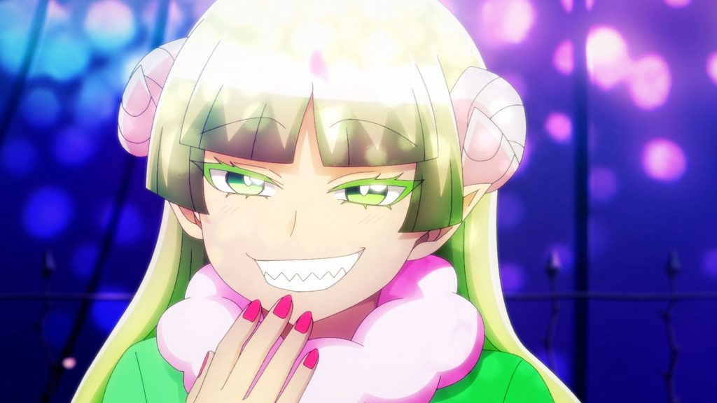 Visuel clé de la saison 4 de Bienvenue à l'école des démons ! Iruma-kun, mettant en scène Iruma et ses amis lors d'un concert d'idoles