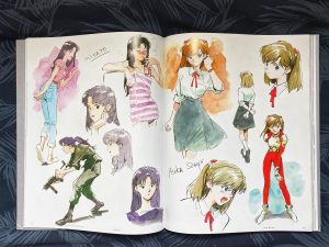 Illustration promotionnelle pour le recueil d'illustrations édition limitée de Neon Genesis Evangelion