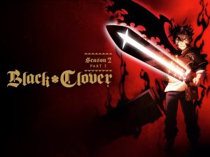 Visuel clé illustrant le retour du manga Black Clover avec la révélation d'un nouveau Roi Sorcier