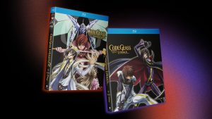 Visuel commémoratif pour le 20ème anniversaire de Code Geass avec Jun Fukuyama et des personnages emblématiques.