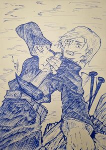 Couverture du volume 3 de Jujutsu Kaisen, mettant en avant le successeur de Yuji Itadori et des éléments emblématiques de la série.