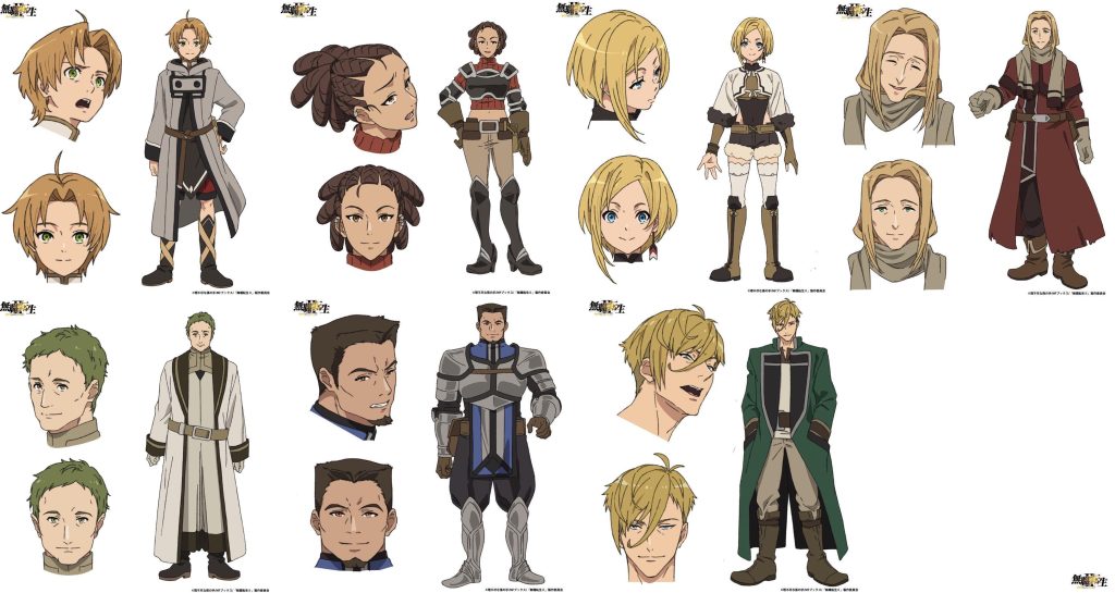 Visuel clé de Mushoku Tensei : Isekai Ittara Honki Dasu 2 mettant en avant les personnages principaux Olivia et Angelica