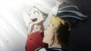 Célébration de My Hero Academia, élu anime de l'année 2026 avec ses personnages emblématiques, mise en avant des votes et de la popularité de la série.