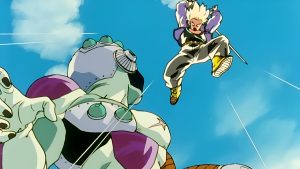 Illustration des attaques les plus puissantes de Dragon Ball avec des personnages emblématiques en action
